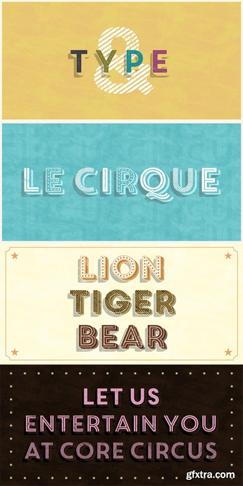 Core Circus Rough Font Family - 17 Fonts