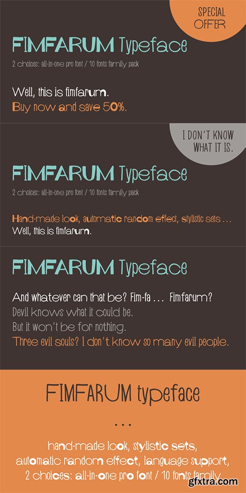 Fimfarum Font Family - 11 Fonts