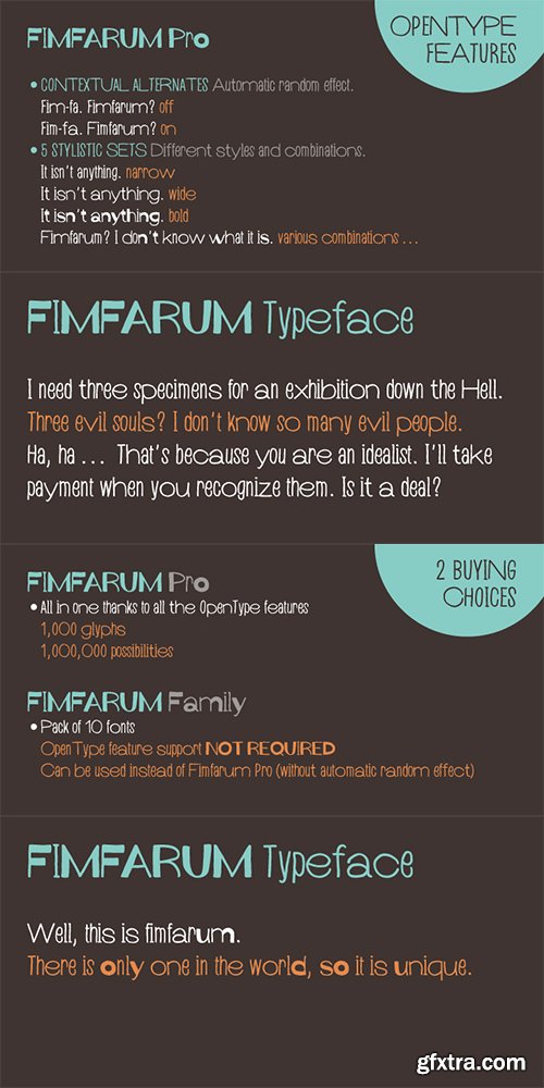 Fimfarum Font Family - 11 Fonts