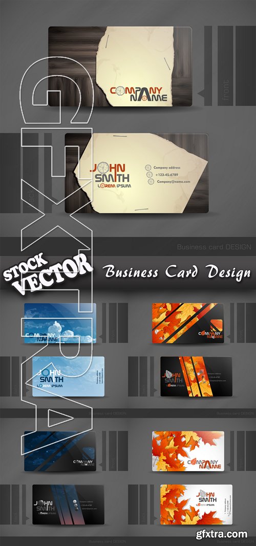 Stock Vector - Business Card Design