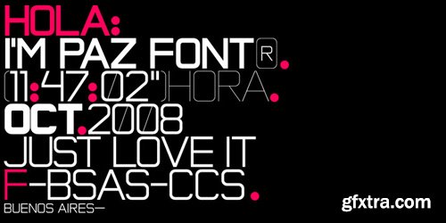 Paz Font Family $69