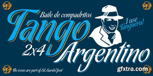 Tanguera Font Family $59