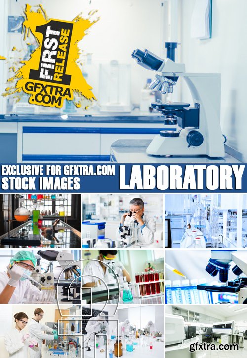 Stock Photos - Laboratory, 25xJPG