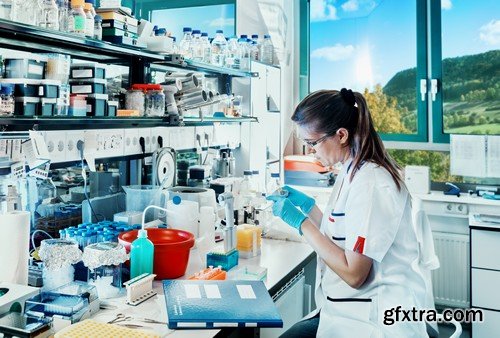 Stock Photos - Laboratory, 25xJPG