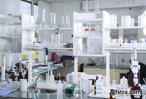 Stock Photos - Laboratory, 25xJPG