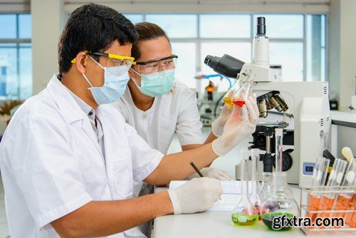 Stock Photos - Laboratory, 25xJPG