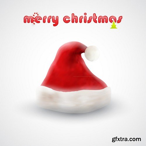 Stock Vectors - Merry Christmas Background 4, 25xEPS