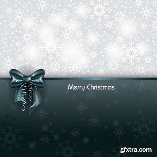 Stock Vectors - Merry Christmas Background 4, 25xEPS