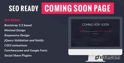 ThemeForest - Seo Ready Coming Soon Page - RIP