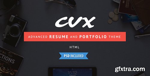 ThemeForest - CVX - Advanced Resume and Portfolio HTML Template - RIP