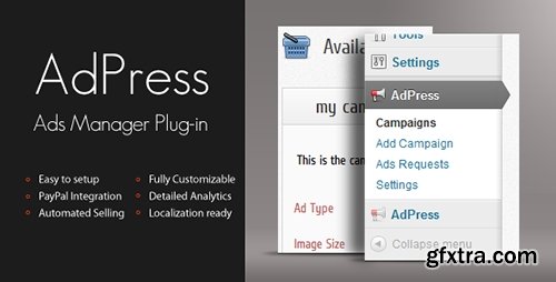 CodeCanyon - AdPress v1.0.0 - WordPress Ad Manager