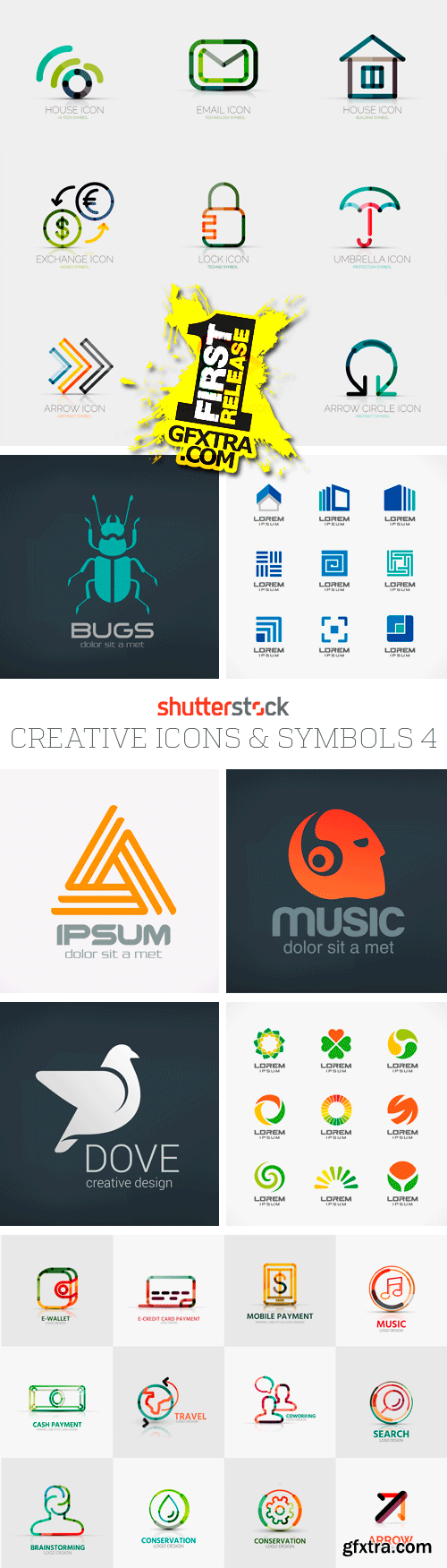 Amazing SS - Creative Icons & Symbols 4, 25xEPS