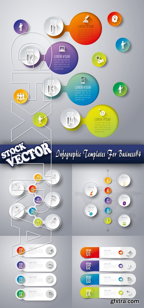 Stock Vector - Infographic Templates For Business#4