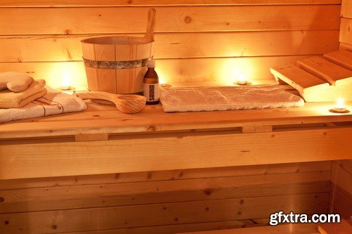 Stock Photos - Sauna, bath, 25xJPG