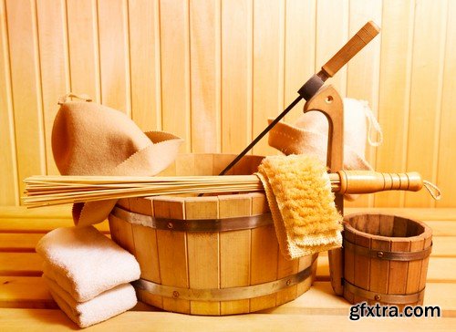 Stock Photos - Sauna, bath, 25xJPG