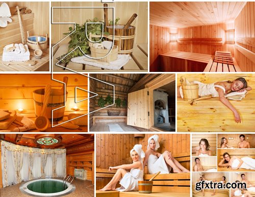 Stock Photos - Sauna, bath, 25xJPG