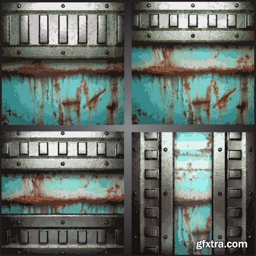 Stock Vectors - Metal background 7, 25xEPS