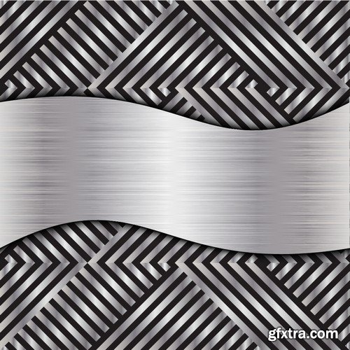 Stock Vectors - Metal background 7, 25xEPS