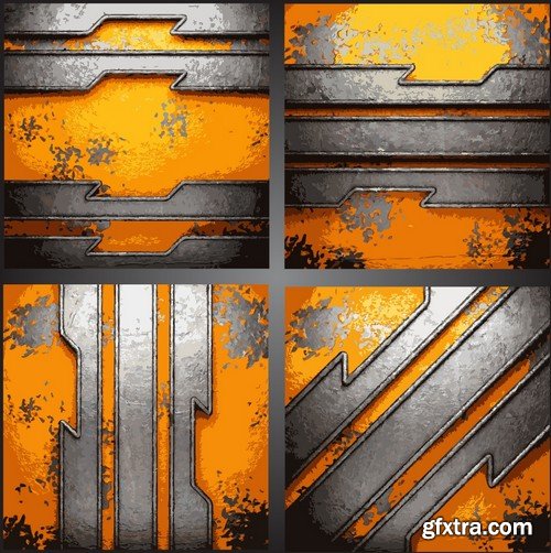 Stock Vectors - Metal background 7, 25xEPS