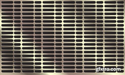 Stock Vectors - Metal background 7, 25xEPS