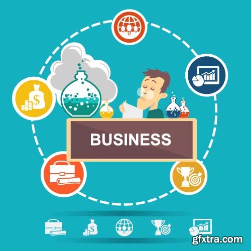 Business StartUP VEctor Designs - 26x EPS