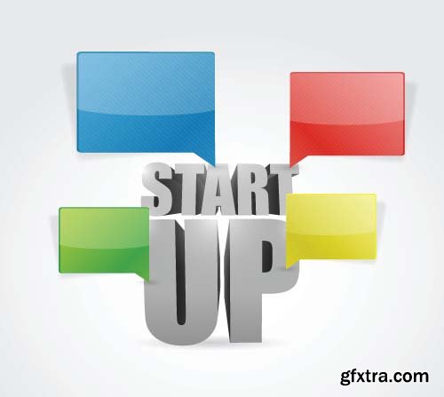 Business StartUP VEctor Designs - 26x EPS