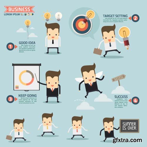 Business StartUP VEctor Designs - 26x EPS