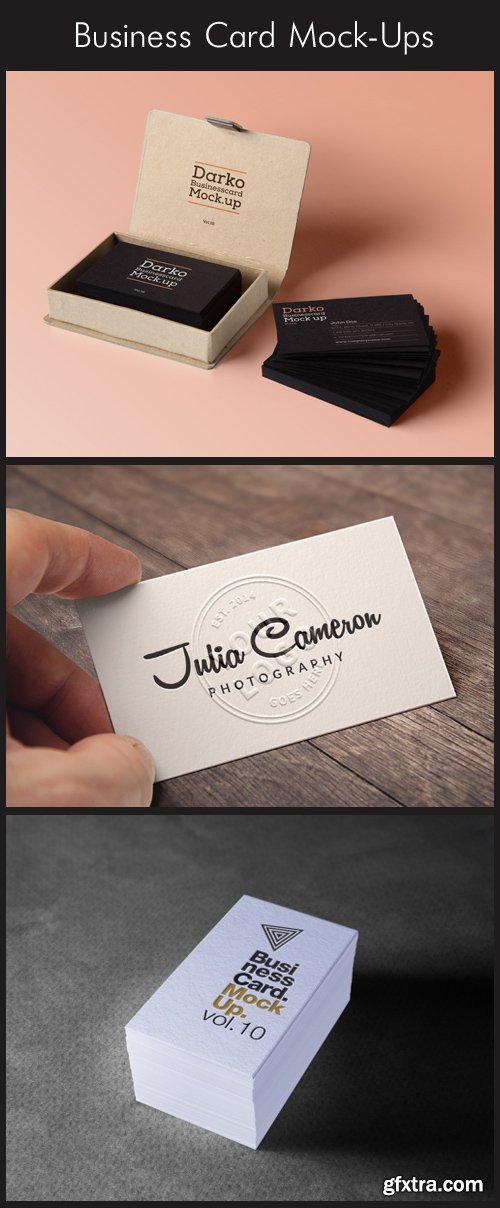 Business Card Mock-Ups, part 3