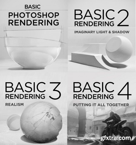 Ctrl+Paint - Basic Photoshop Rendering Vol. 1-4 (2014)