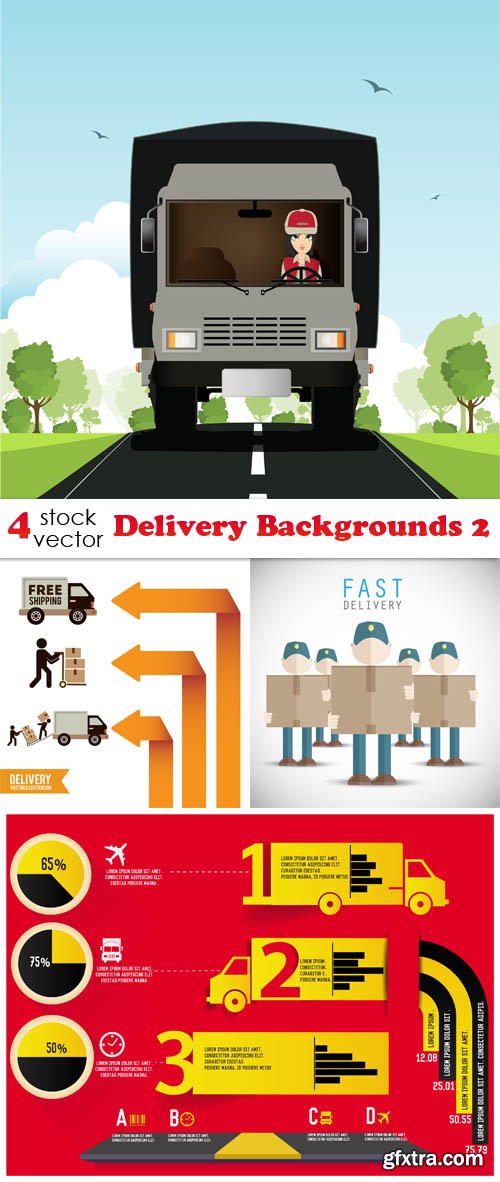 Vectors - Delivery Backgrounds 2