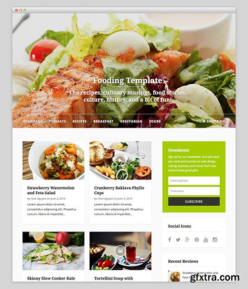 GrovePixels - Fooding v1.0.1 - WordPress Theme