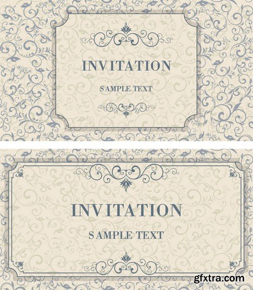 Stock Vectors - Wedding Invitation, 25xEPS