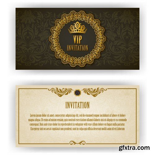 Stock Vectors - Wedding Invitation, 25xEPS