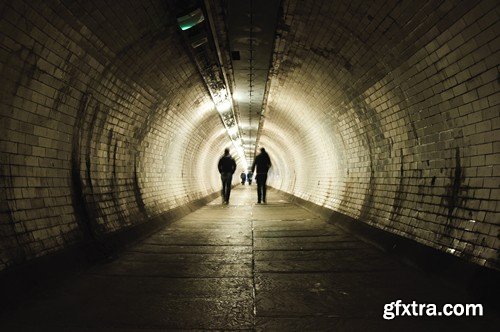 Stock Photos - Tunnel, 25xJPG