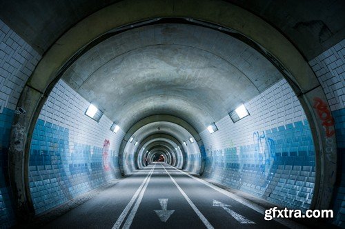 Stock Photos - Tunnel, 25xJPG