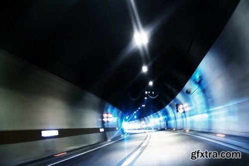 Stock Photos - Tunnel, 25xJPG