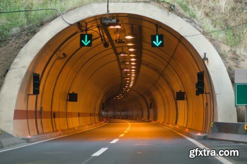 Stock Photos - Tunnel, 25xJPG