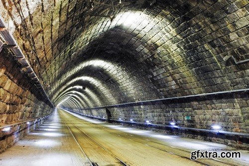 Stock Photos - Tunnel, 25xJPG