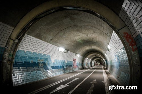 Stock Photos - Tunnel, 25xJPG