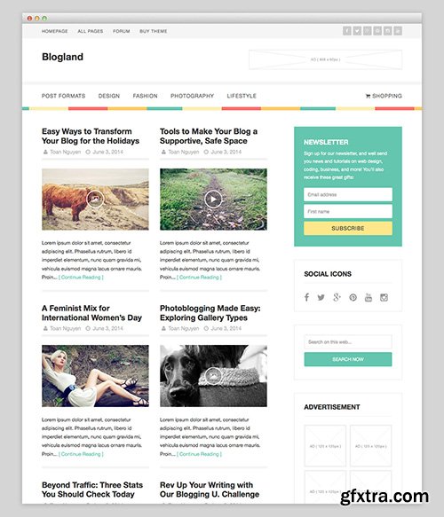 GrovePixels - Blogland v1.0.3 - WordPress Magazine Theme