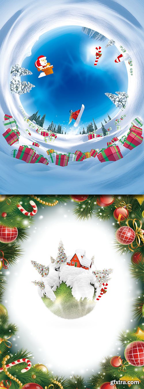 PSD Source - Christmas and New Year 2015 vol.20