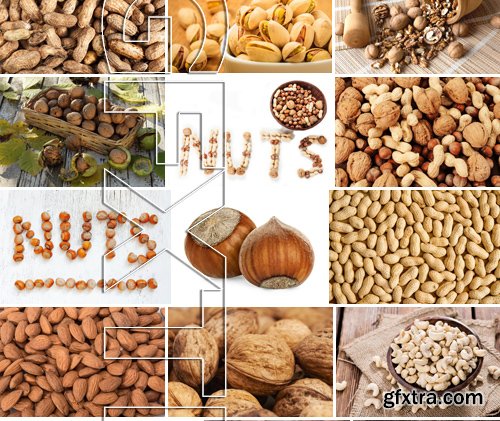 Stock Photos - Nuts 2, 25xJPG