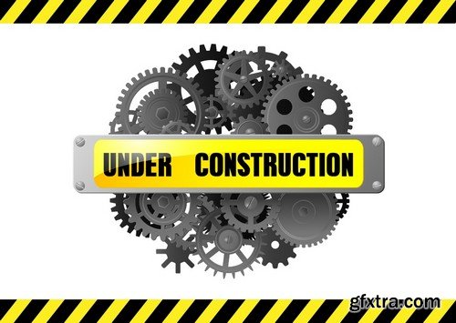 Stock Vectors - Under construction 2, 25xEPS