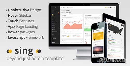 ThemeForest - Sing App - Responsive Dashboard Template - FULL