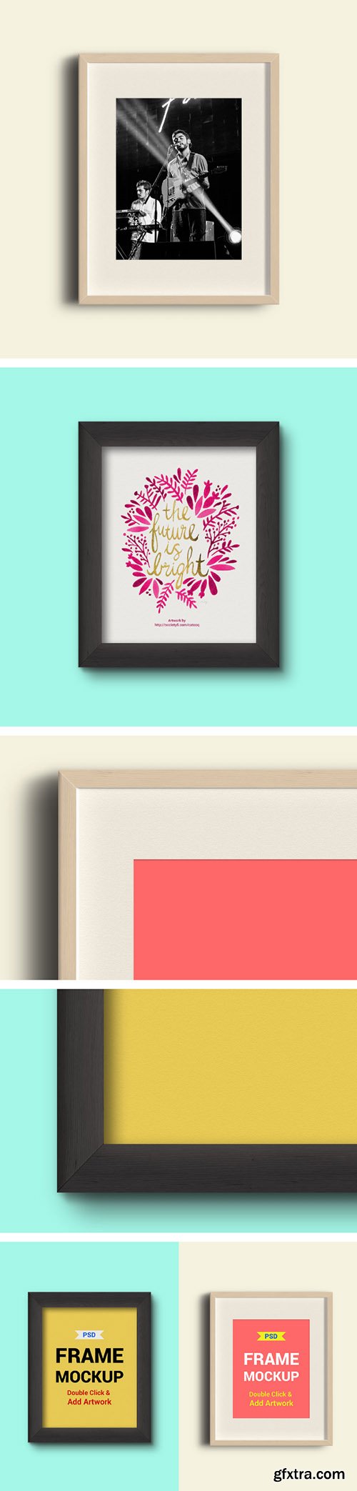 PSD Mock-Up's - Two Photo Frames