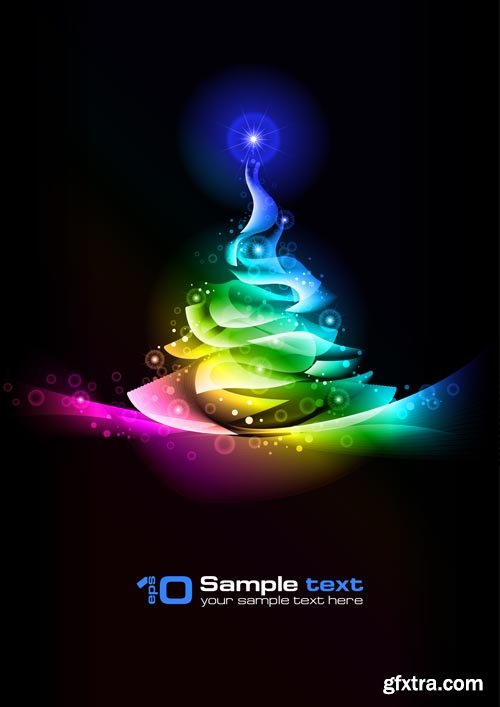 Stock Vectors - Christmas tree. 25xEPS