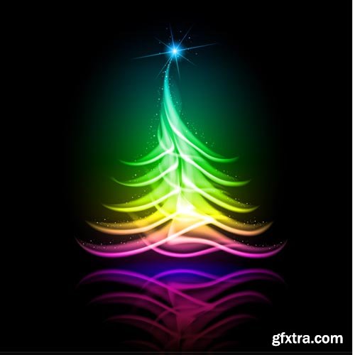 Stock Vectors - Christmas tree. 25xEPS