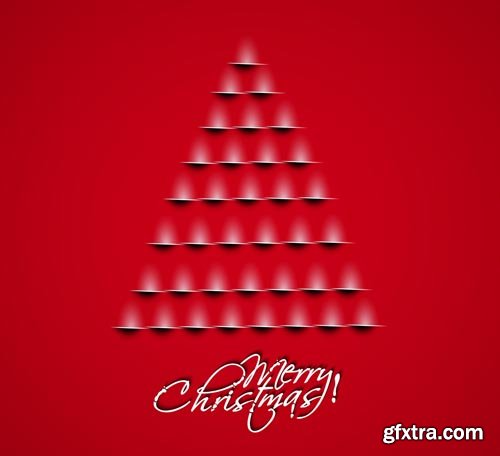 Stock Vectors - Christmas tree. 25xEPS