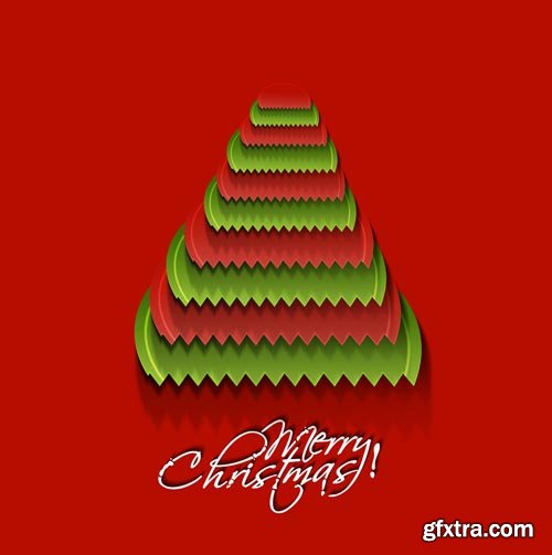 Stock Vectors - Christmas tree. 25xEPS