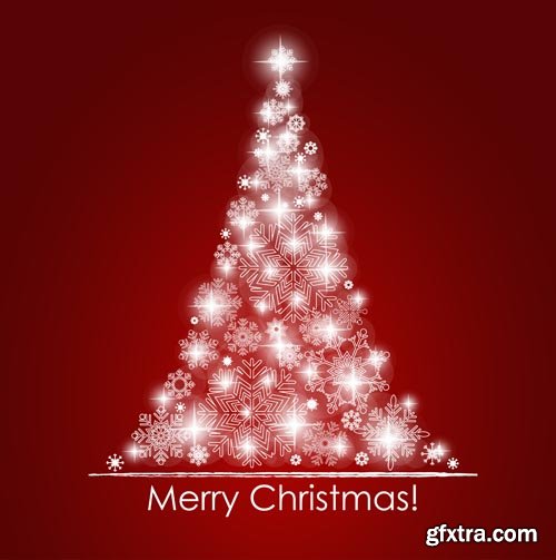 Stock Vectors - Christmas tree. 25xEPS